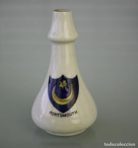 Antiques: PORCELANA INGLESA CRESTED WARE SELLO SHELLY CHINA VESELL S. K. - PRINCIPIOS XX - LEER DESCRIPCION